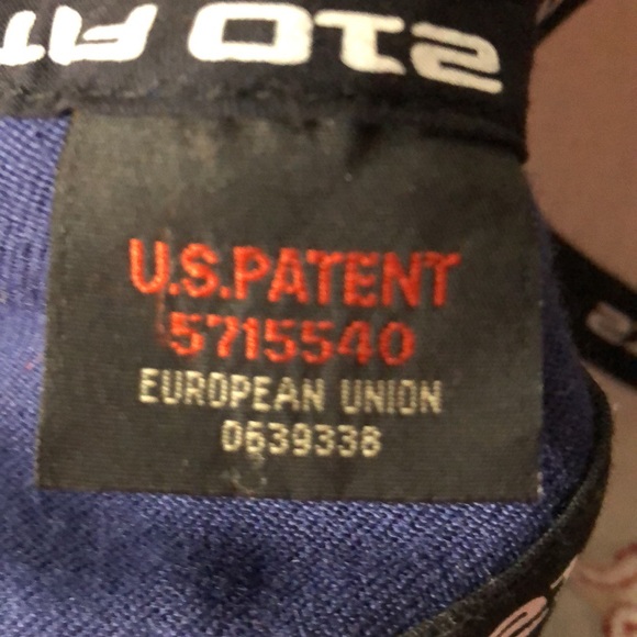 A-lab Clothing Baseball Hat Fits sizes 6 7/8 to 7 1/4  Blue w/Red Embroidery - Picture 4 of 5